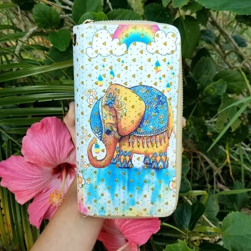 Rainbow Elephant Wallet